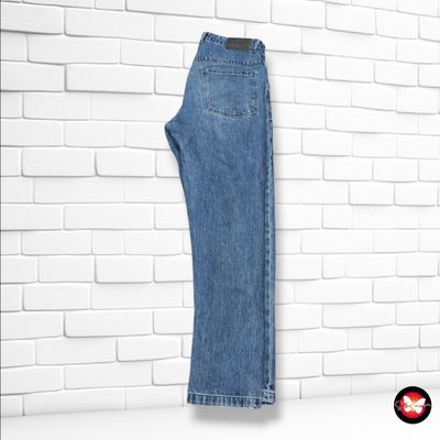 **HOY** Pantalón estilo motorcycle color Azul vaquero Talla Hombre W33