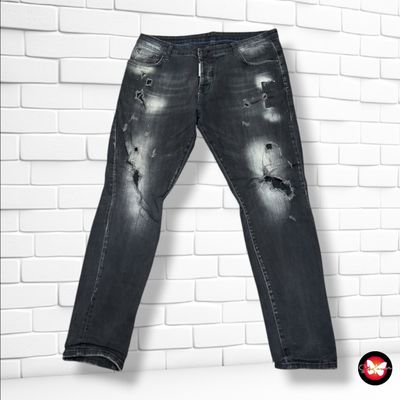 **HOY** Pantalón DSQUARED2 color Negro vaquero Talla Hombre 56 (pequeña)