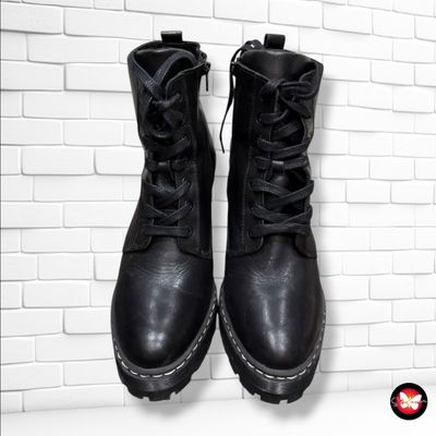 **HOY** Botines de piel con tacón BULLBOXER color Negro Talla Calzado 39