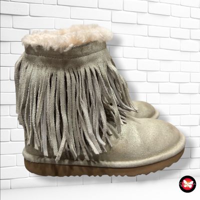 **HOY** Botines con flecos UGG color Plateado Talla Calzado 32