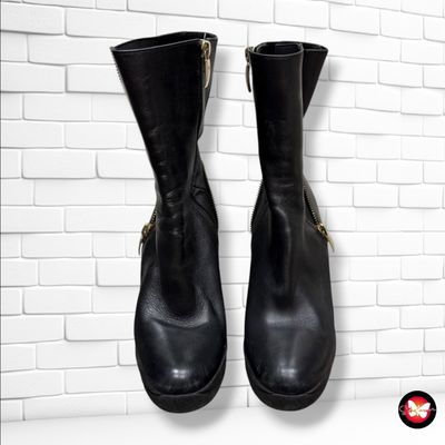 **HOY** Botines de piel con tacón PACIOTTI color Negro Talla Calzado 37