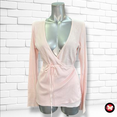 **HOY** Chaqueta de punto cruzada BENETTON color Rosa Talla L