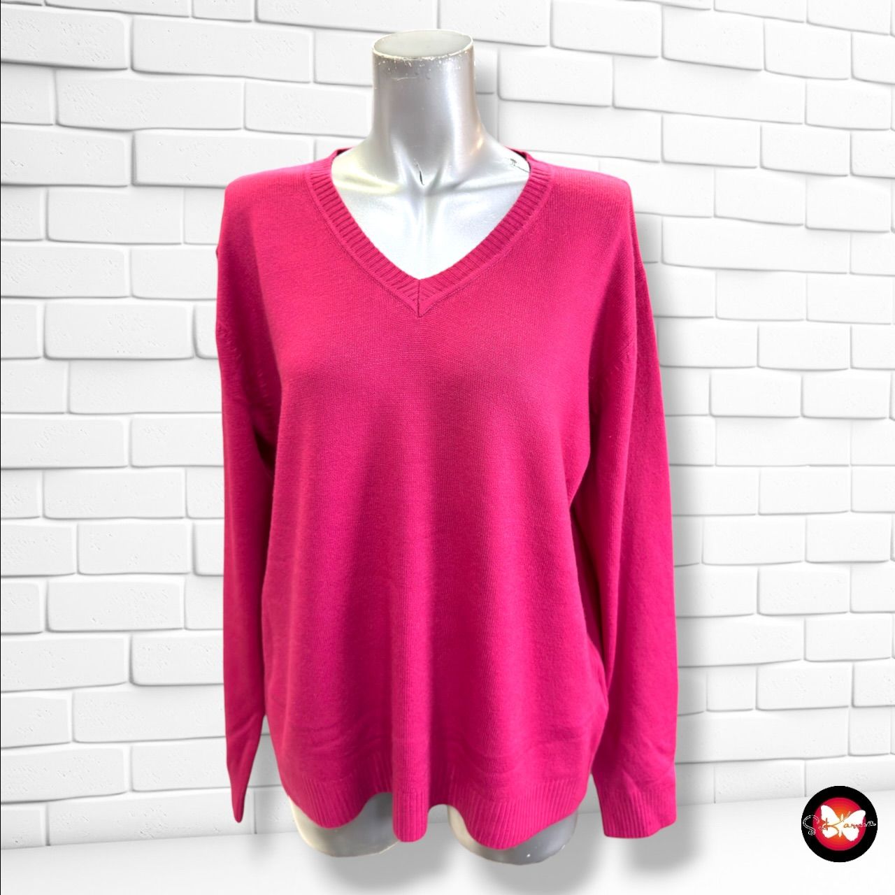 **HOY** Jersey de manga larga  color Magenta Talla XL/XXL