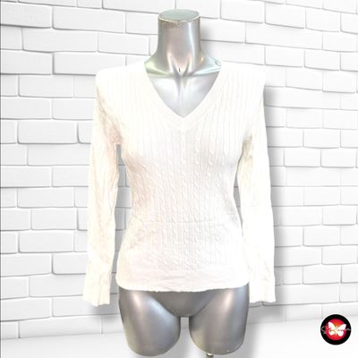 **HOY** Jersey de manga larga color Blanco Talla S