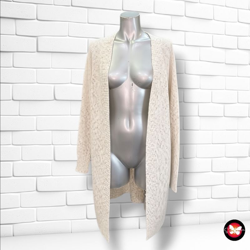 **HOY** Chaqueta de punto SOYACONCEPT color Blanco y marrón Talla M