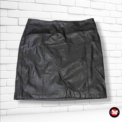 **HOY** Falda de piel sintética MONTEGO color Negro Talla 36 (grande)
