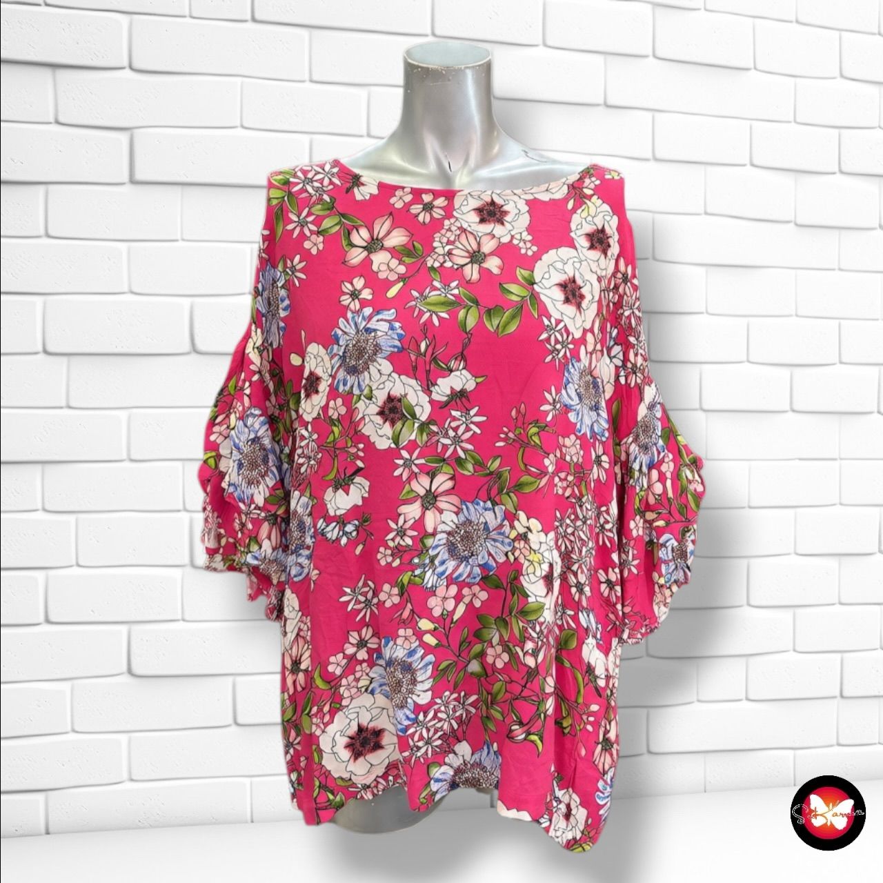 **HOY** Blusa con mangas de volantes S.OLIVER color Varios Talla XL