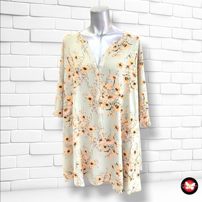 **HOY** Blusa de manga corta ULLA POPKEN color Verde salvia y nude Talla 50/52