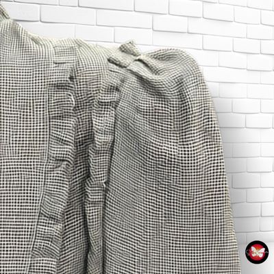 **HOY** Blusa de manga larga con volantitos y lurex LA REDOUTE color Marrón y dorado Talla 40