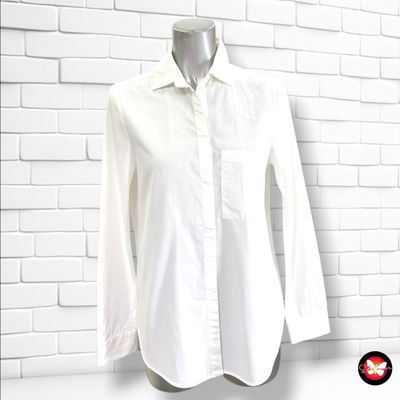 **HOY** Camisa de manga larga ZARA color Blanco Talla XS