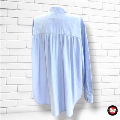 **HOY** Camisa de manga larga H&amp;M color Celeste Talla 46