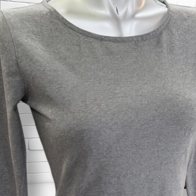 **HOY** Vestido de media manga OODJI color Gris Talla S