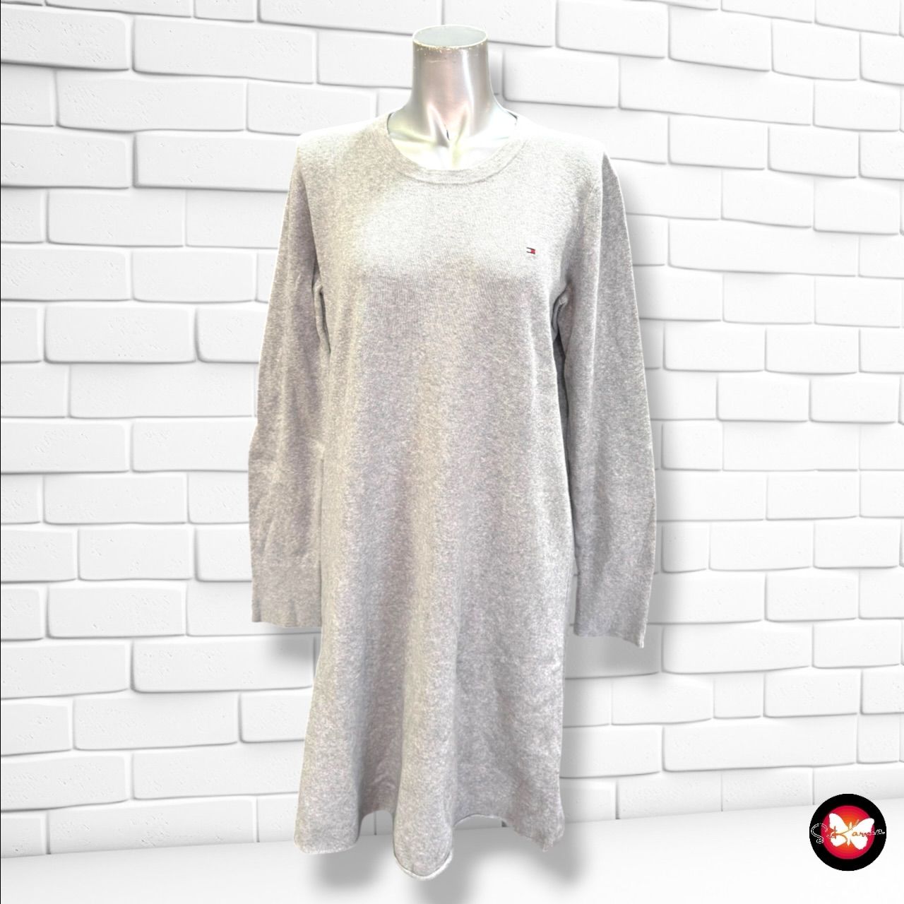 **HOY** Vestido de punto TOMMY HILFIGER color Gris Talla L