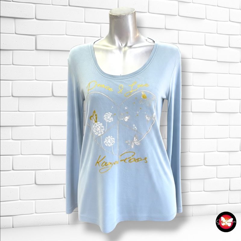**HOY** Camiseta de manga larga KANGAROOS color Celeste Talla 40/42