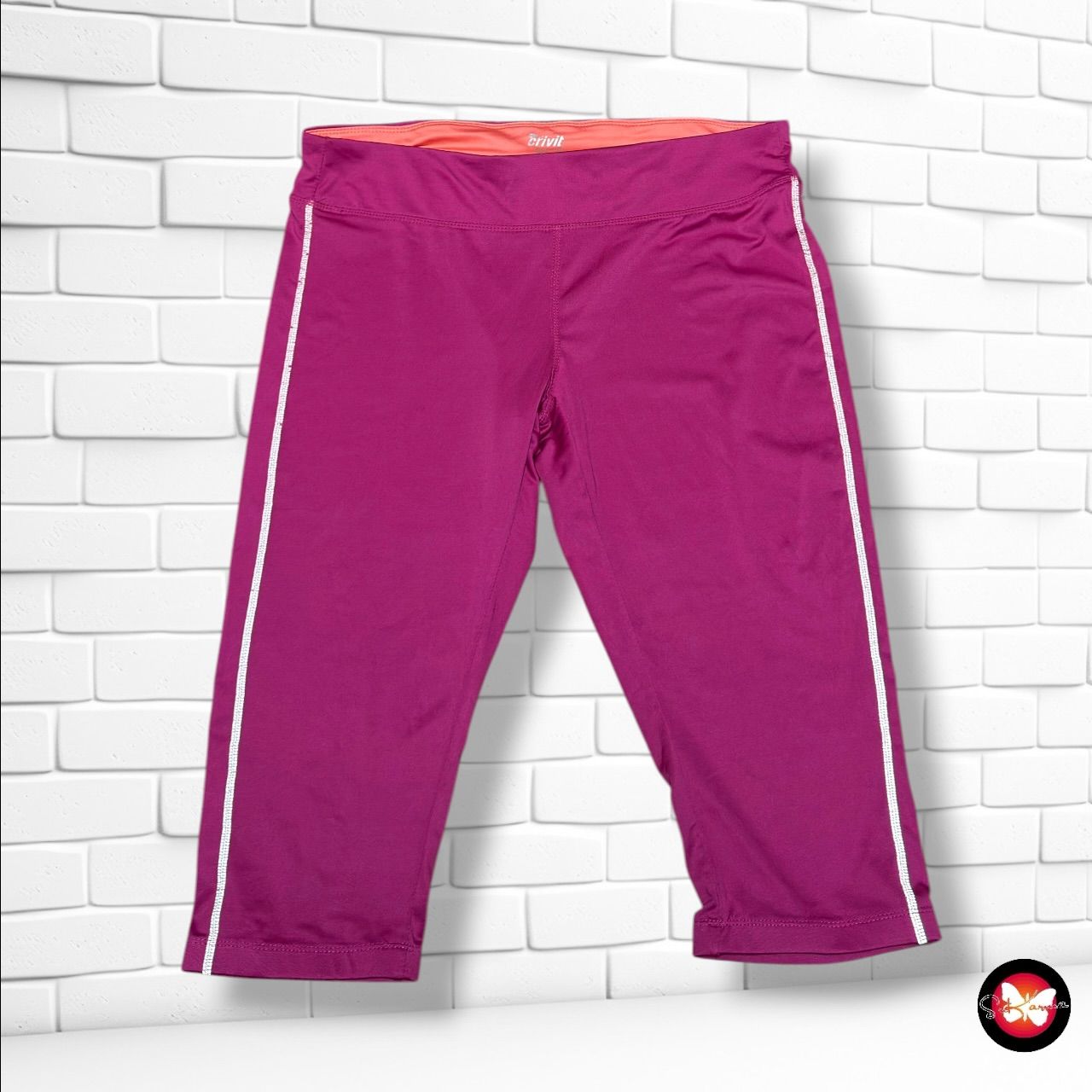 **HOY** Mallas deportivas piratas CRIVIT color Magenta Talla 44/46