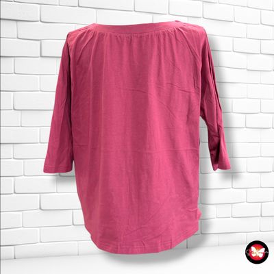 **HOY** Camiseta de media manga  color Granate y blanco Talla L