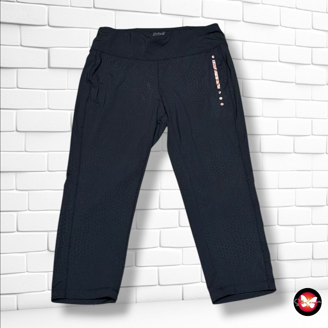 **HOY** Mallas deportivas piratas CRIVIT color Negro Talla M