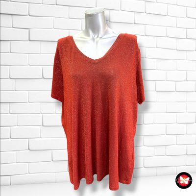 **HOY** Jersey de lurex  color Teja Talla L/XL