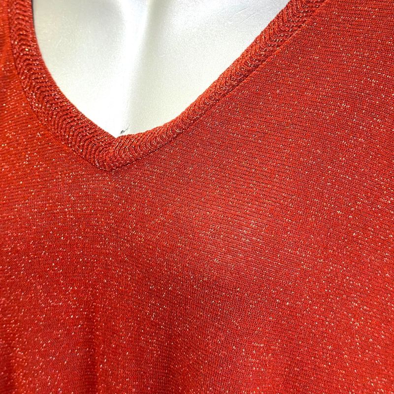 **HOY** Jersey de lurex  color Teja Talla L/XL