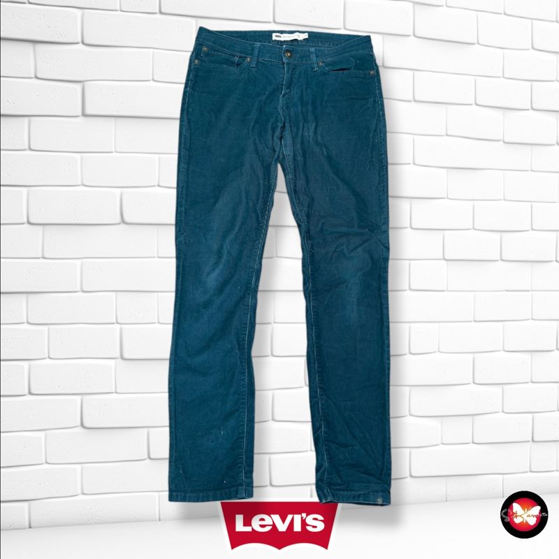 **HOY** Pantalón de pana DEMI CURVE LEVI’S color Turquesa Talla M/L (W29)