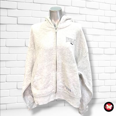 **HOY** Chaqueta sudadera oversized EVERLAST · BERSHKA color Gris Talla L