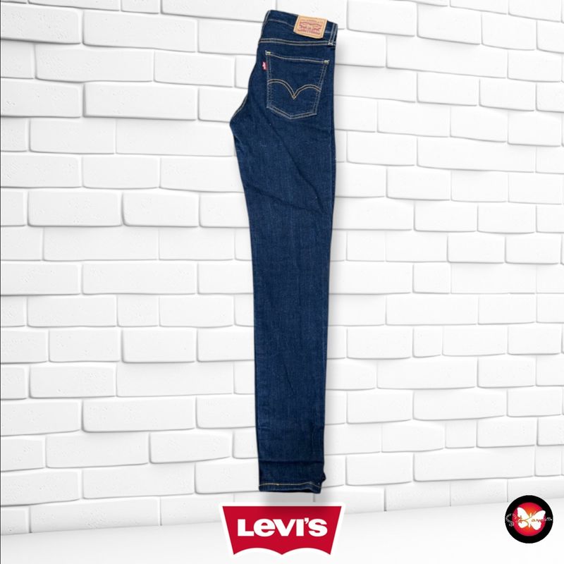**HOY** Pantalón MILE HIGH SUPER SKINNY LEVI’S color Azul vaquero oscuro Talla M (W28)