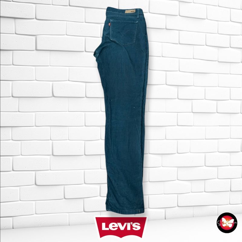 **HOY** Pantalón de pana DEMI CURVE LEVI’S color Turquesa Talla M/L (W29)