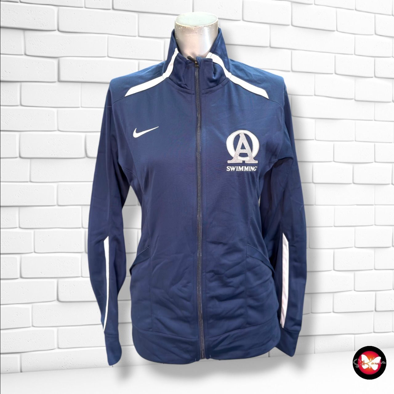 **HOY** Sudadera “PUBLICIDAD” NIKE color Azul marino y blanco Talla S