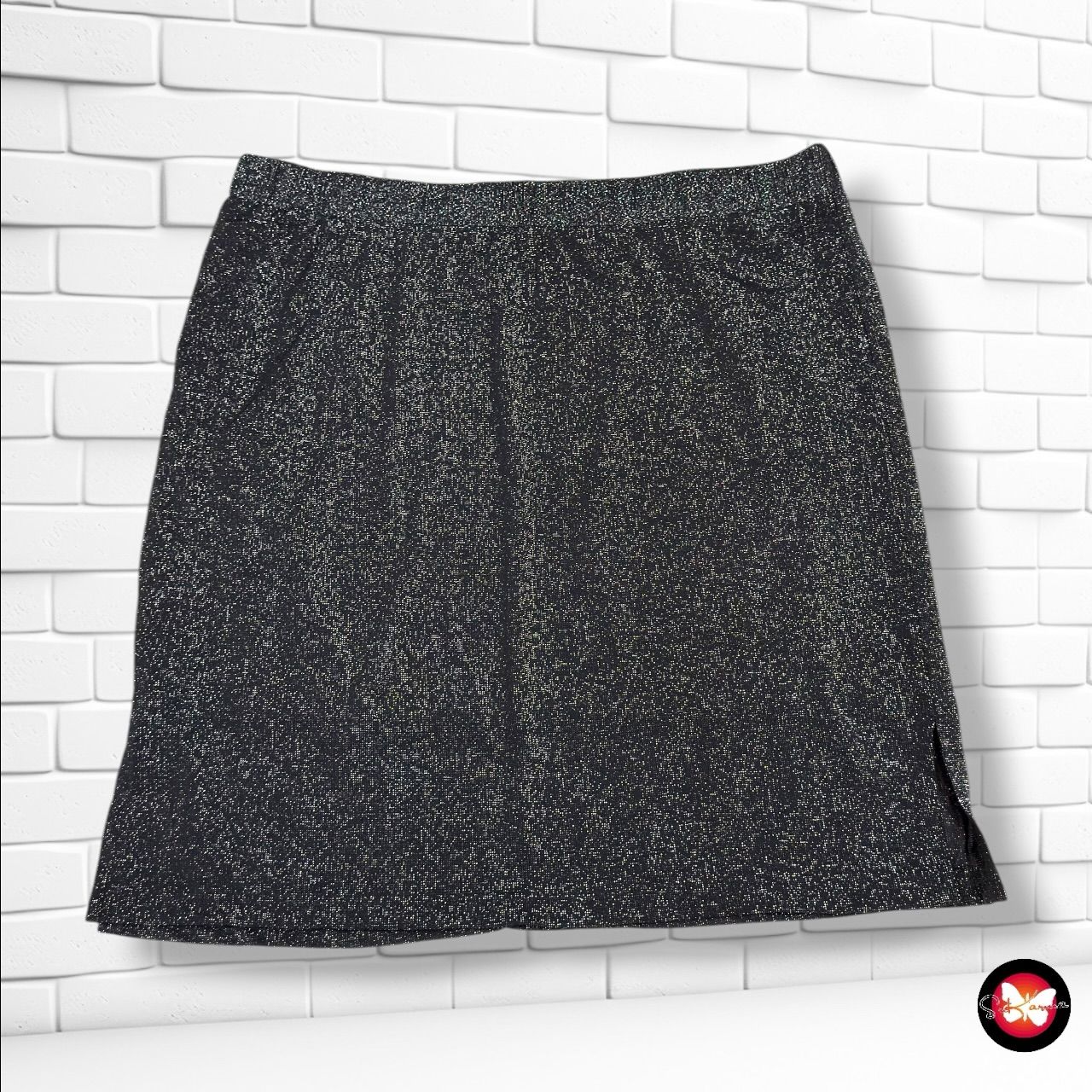 **HOY** Falda de noche con lurex KAFFE CURVE color Negro Talla 46/48
