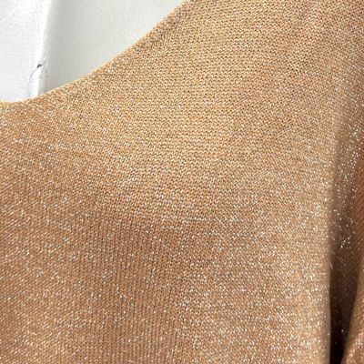 **HOY** Jersey de manga larga con lurex ZABAIONE color Camel Talla M/L