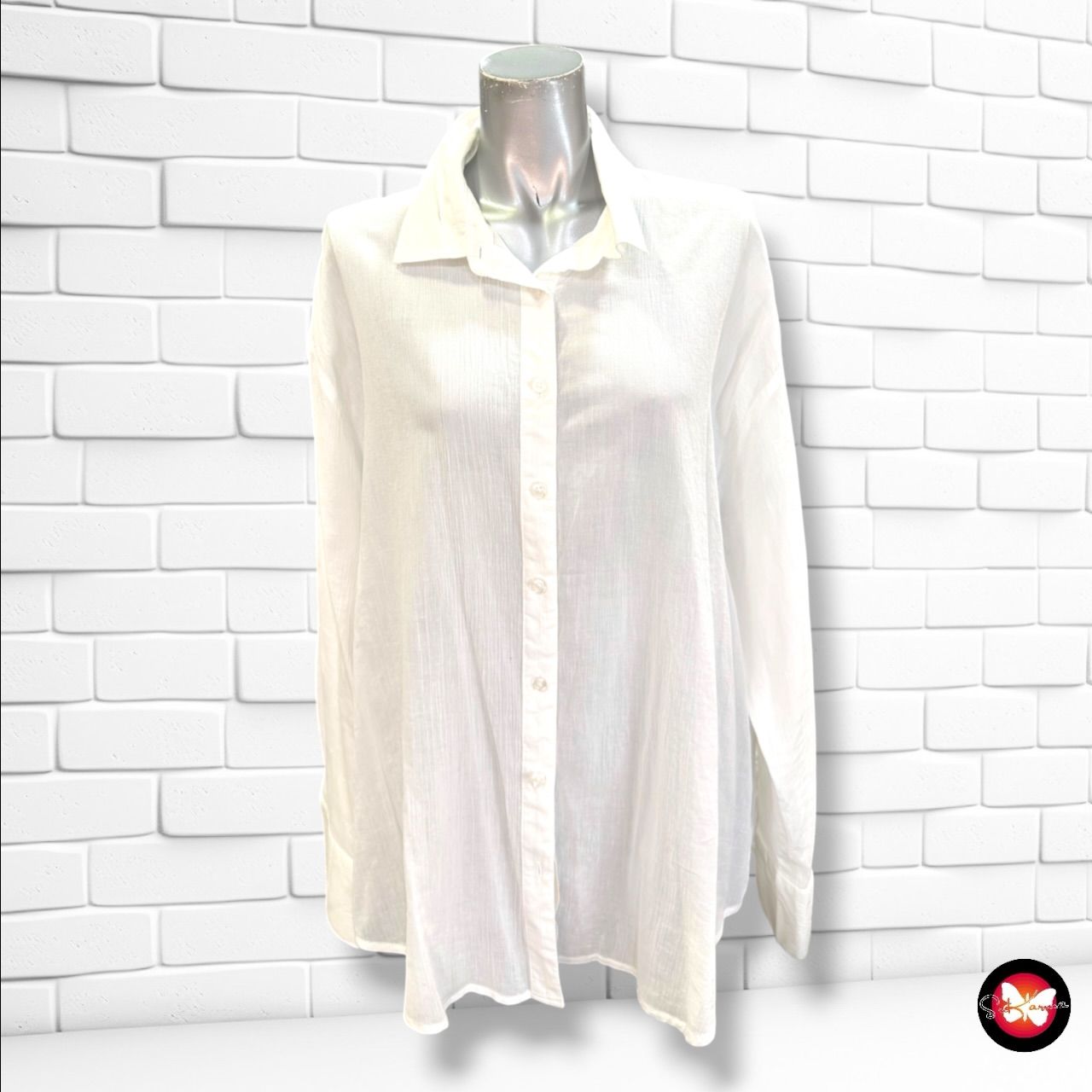 **HOY** Camisa de manga larga JANINA color Blanco Talla 46