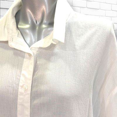 **HOY** Camisa de manga larga JANINA color Blanco Talla 46