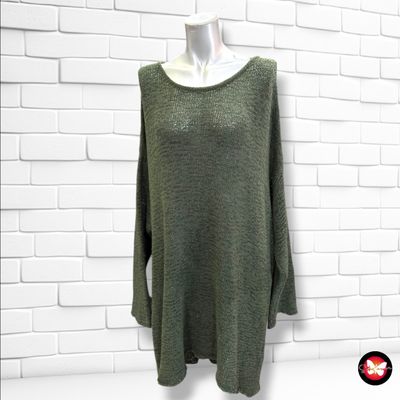 **HOY** Jersey de manga larga MIA MODA color Verde oliva Talla 54