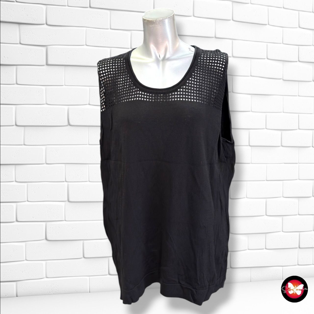 **HOY** Jersey sin mangas ELENA MIRÓ color Negro Talla XXL