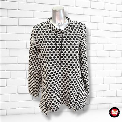 **HOY** Sudadera de lunares LIBERTY color Negro y blanco Talla L