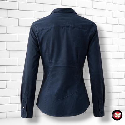 **HOY** Camisa SLIM FIT · TOMMY HILFIGER color Azul marino Talla 42 (12USA)