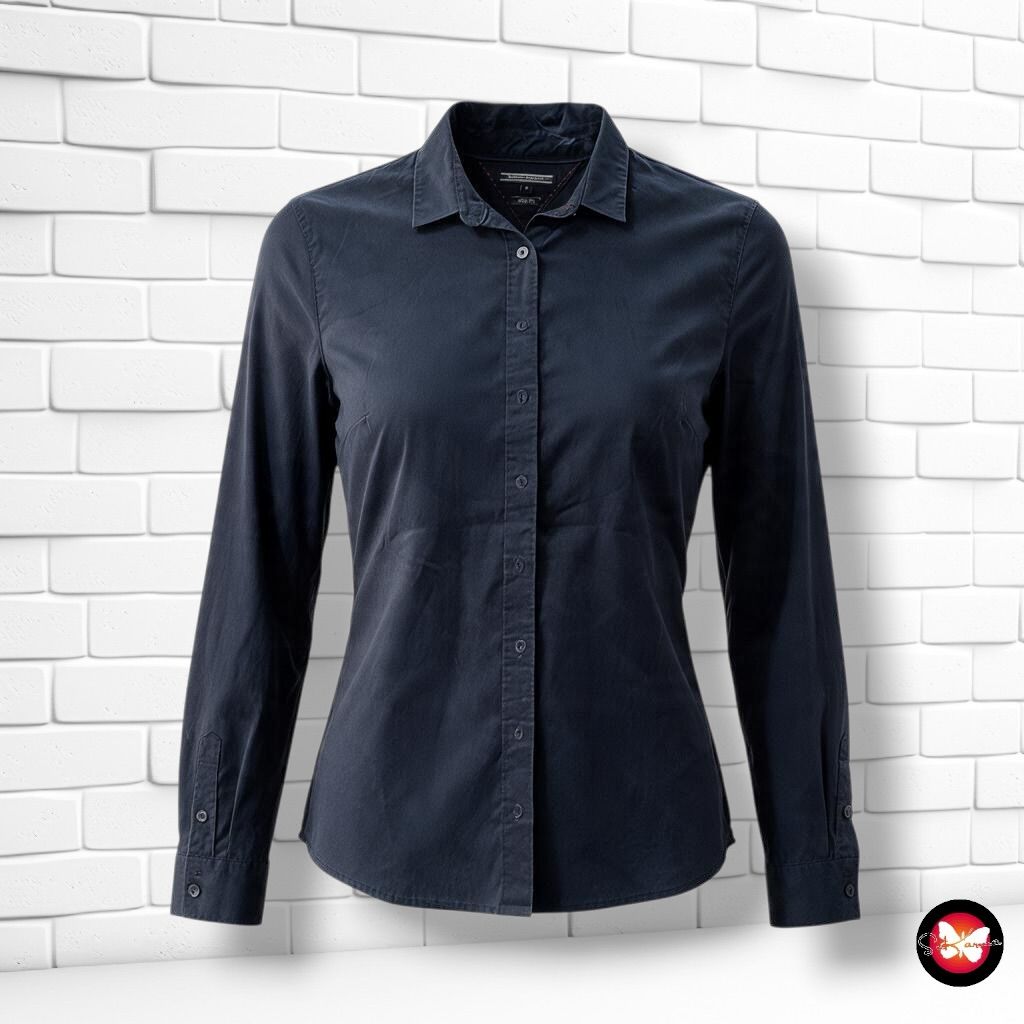 **HOY** Camisa SLIM FIT · TOMMY HILFIGER color Azul marino Talla 42 (12USA)