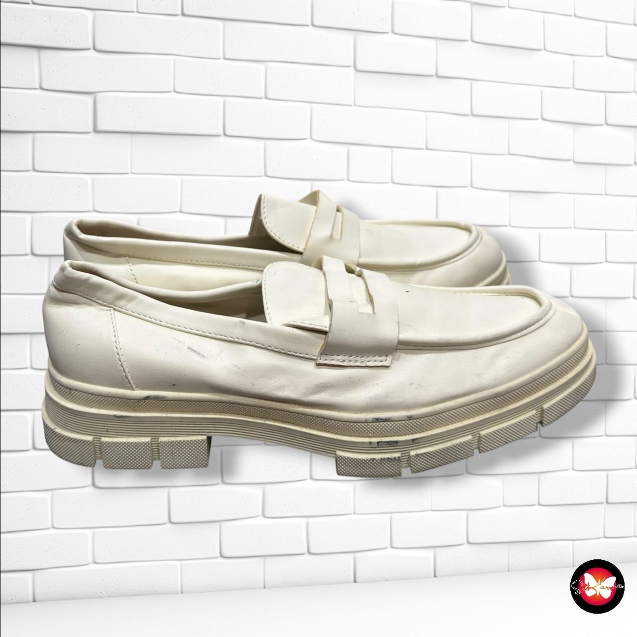 **HOY** Mocasines  color Blanco Talla Calzado 43