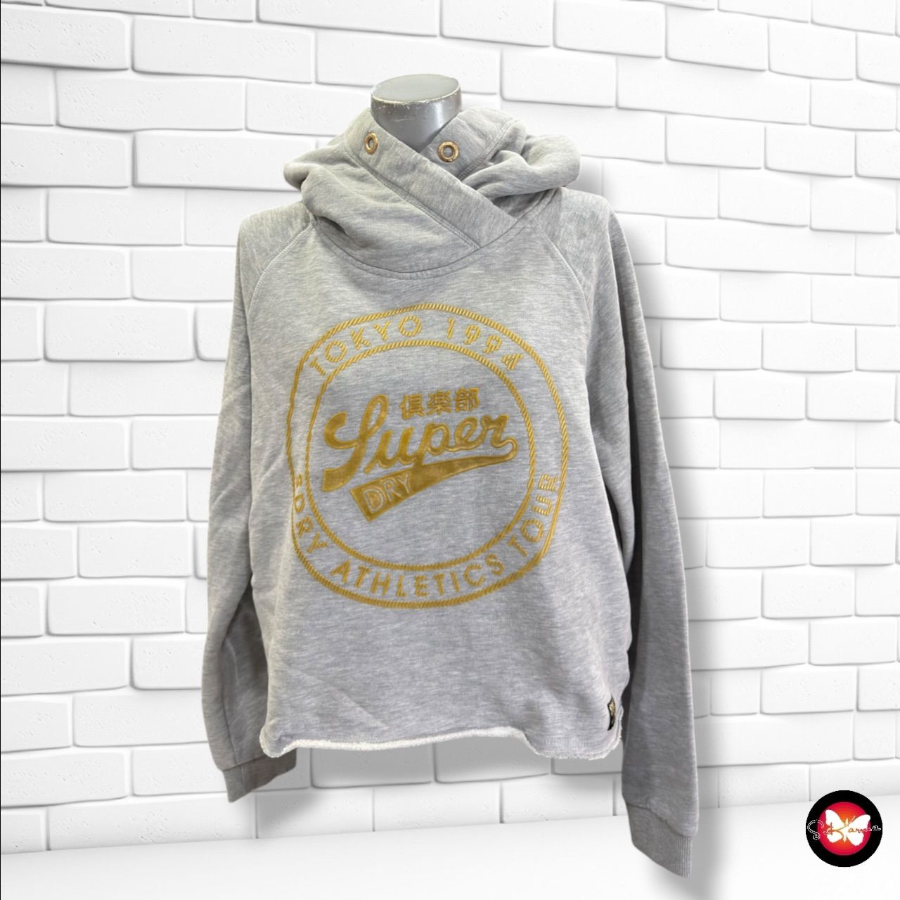 **HOY** Sudadera SUPERDRY color Gris Talla 42