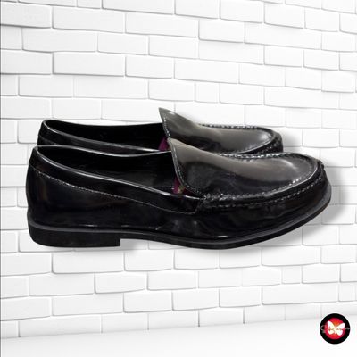 **HOY** Mocasines acharolados H&amp;M color Negro Talla Calzado 41
