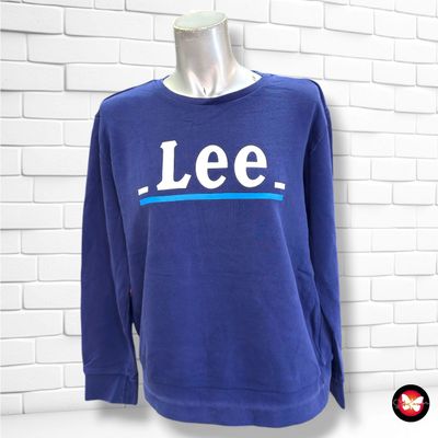 **HOY** Sudadera LEE color Azul Talla M