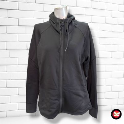 **HOY** Chaqueta sudadera deportiva afelpada H&amp;M color Negro Talla L