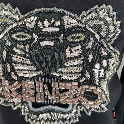 **HOY** Sudadera con pedrería KENZO color Negro Talla XS