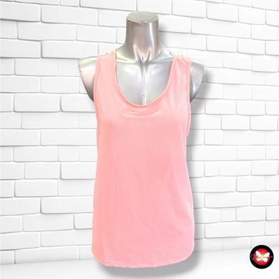 **HOY** Camiseta deportiva con espalda cruzada  color Salmón Talla L