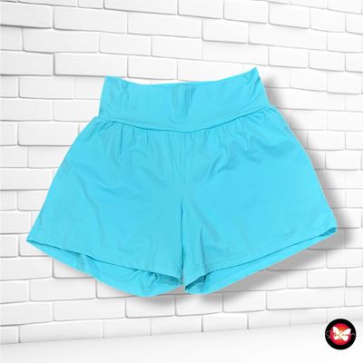**HOY** Short deportivo con mallitas HALARA color Turquesa Talla L