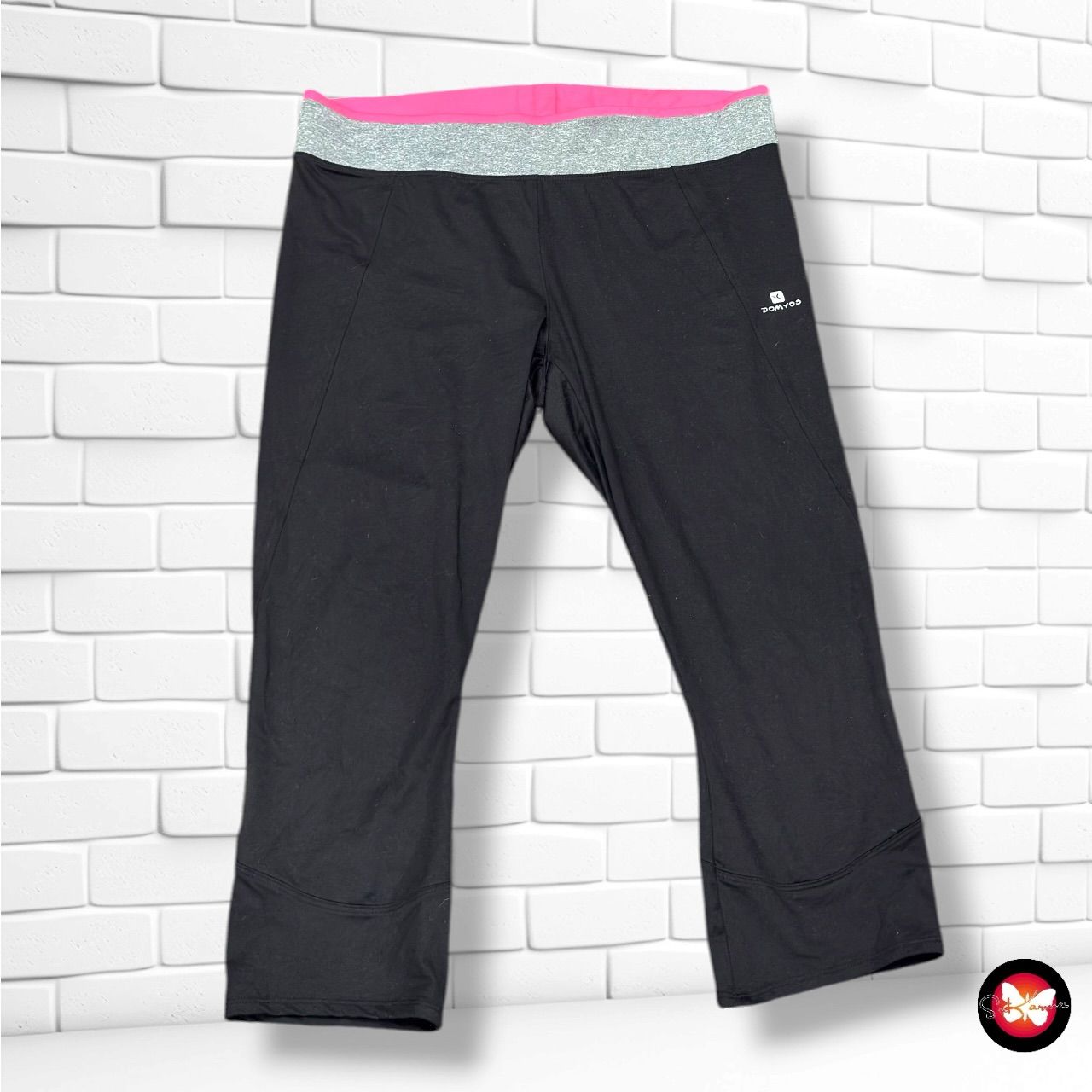 **HOY** Mallas deportivas piratas DOMYOS color Negro Talla XL