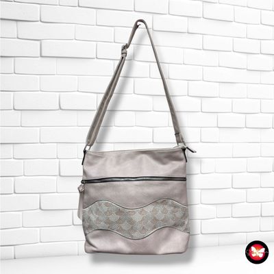 **HOY** Bolso bandolera  color Gris Talla GRANDE