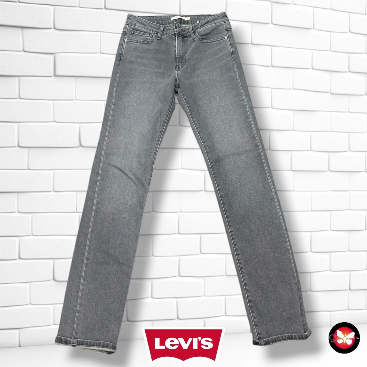 **HOY** Pantalón 712 SLIM LEVI’S color Gris vaquero Talla S/M (W27)