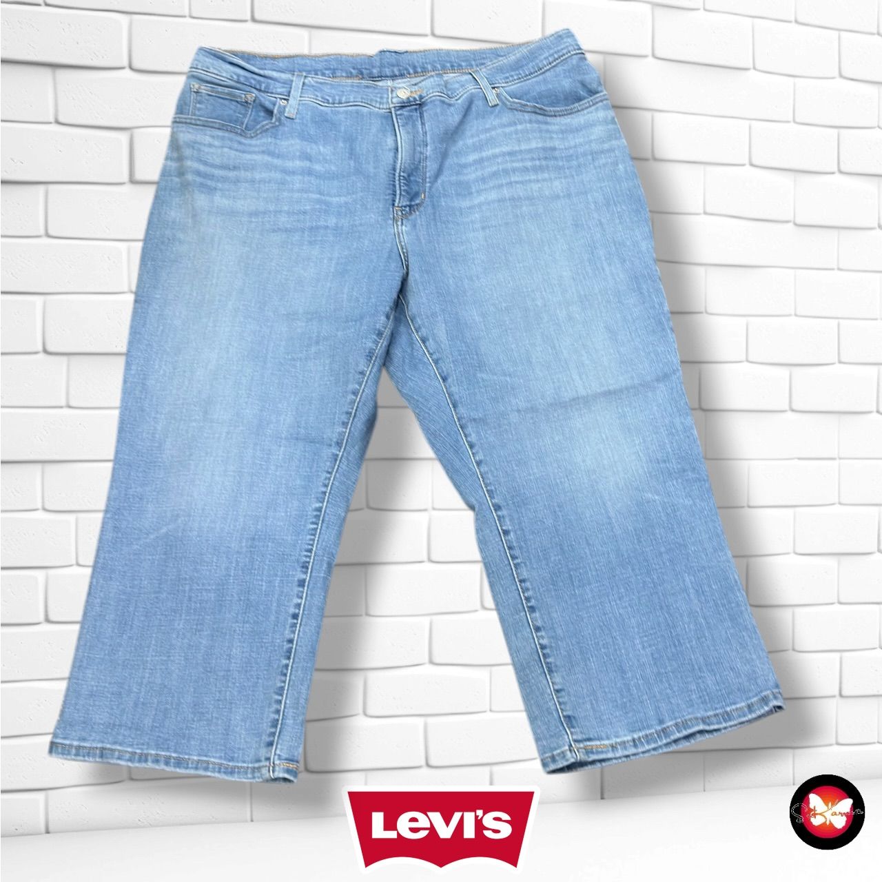 **HOY** Pantalón capri LEVI’S color Azul vaquero Talla 3XL