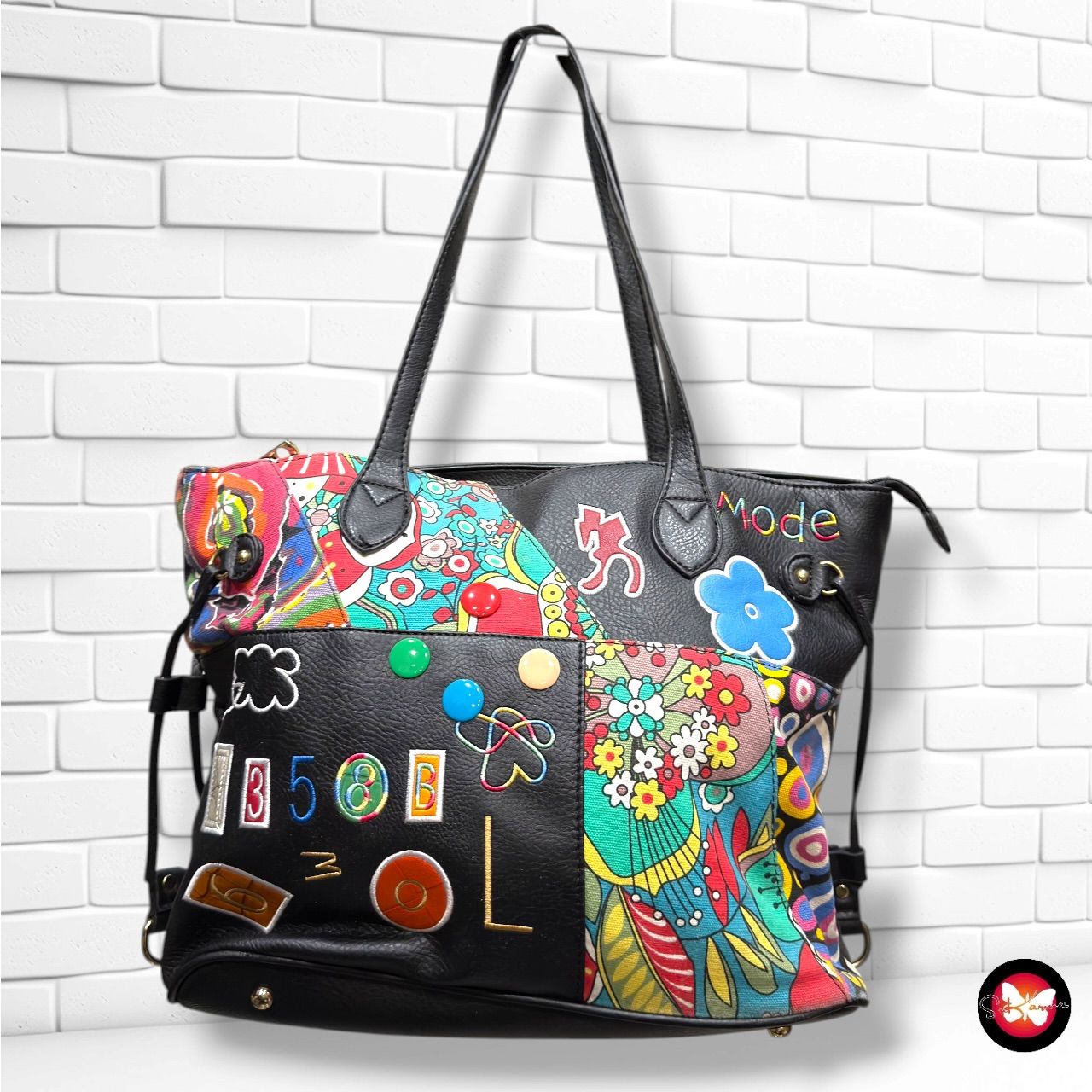 **HOY** Bolso de hombro con estampado  color Varios Talla GRANDE